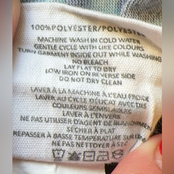 West 49 size medium black tee neon palm tree print bold trendy electric bright - Picture 3 of 6